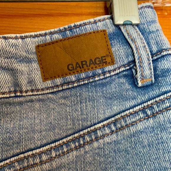 Light Wash Blue Denim Skirt by Garage - Picture 3 of 5